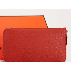 Hermes Cipzáras Pénztárca Eredeti Epsom Borjúbőr Barna