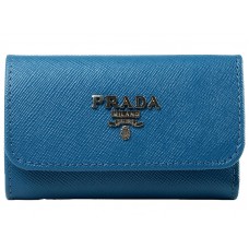 Prada Saffiano 6-os Kulcstartó Kék