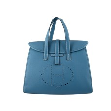 Hermès 08c Zsebzáras Táska Kék