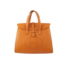 Hermès 08c Zsebzáras Táska Narancssárga
