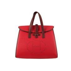 Hermès 08c Zsebzáras Táska Piros