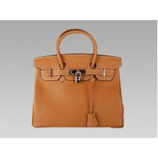 Hermes Birkin 30cm Togo Bőr Barna Arany Táska