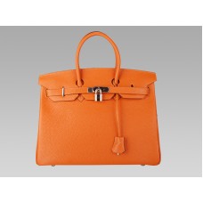 Hermès Birkin 35cm Togo Bőr Táska Narancssárga