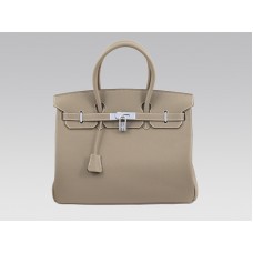 Hermès Birkin 35 cm-es Togo Clémence Gris Clair táska