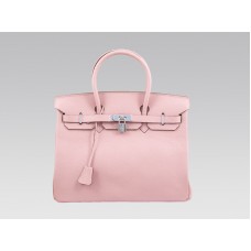 Hermès Birkin 35cm Togo Clemence Világosrózsaszín Táska