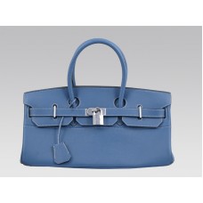 Hermès Birkin Jpg 42cm Togo Bőr Táska Kék