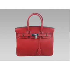 Hermès Birkin 35 Togo Bőr Táska Piros