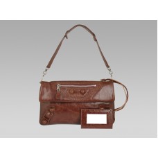 Balenciaga Óriás Boríték Bőr Barna