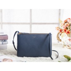 Celine Mini Trio Crossbody Messenger Táska Sötétkék