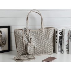 Goyard Anjou megfordítható tote Mm Beige