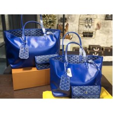 Goyard Anjou megfordítható tote Mm kék