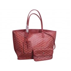 Goyard Anjou megfordítható tote Mm Red