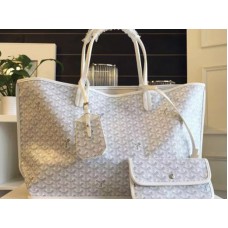 Goyard Anjou megfordítható tote Mm White
