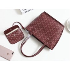 Goyard Anjou Megfordítható Tote Mini Burgundy