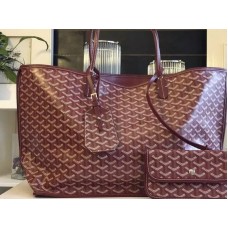 Goyard Anjou megfordítható Tote Gm Burgundy