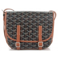 Goyard Chevron Belvedere Pm Messenger táska fekete-barna