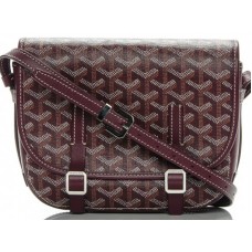 Goyard Chevron Belvedere Pm Messenger táska Burgundia