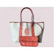 Goyard Anjou megfordítható vászon tote Mm Orange H-gotogg3456s5