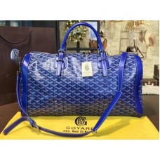 Goyard Goyardine Croisiere 45 kék kék bőr szegéllyel 2309-1
