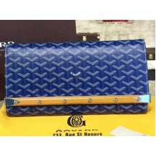 Goyard Chevron Monte Carlo Bois kuplung kék
