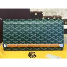 Goyard Chevron Monte Carlo Bois kuplung zöld