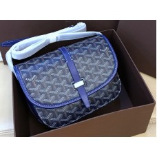 Goyard Goyardine Chevron futártáska kék