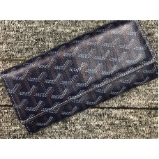 Goyard Varenne Chevron hosszú pénztárca sötétkék