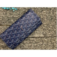 Goyard Varenne Chevron hosszú pénztárca kék