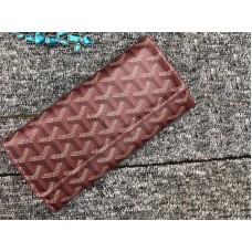 Goyard Varenne Chevron hosszú pénztárca, bordó