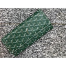 Goyard Varenne Chevron hosszú pénztárca zöld