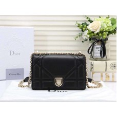 Dior Kis Dioráma Báránybőr Táska Fekete d0526