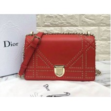 Dior Diorama Borjúbőr Táska Piros d0422-13
