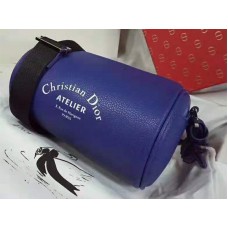 Dior gurulós táska farmer színű, kék színű borjúbőrből