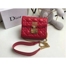 Dior Dioraddict Mini báránybőr táska piros