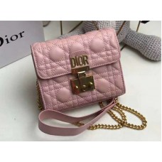 Dior Dioraddict Mini báránybőr táska rózsaszín