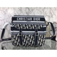 Dior Oblique Diorcamp Messenger táska Fekete