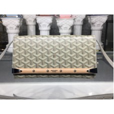 Goyard Monte Carlo Clutch pánttal Pm világosszürke