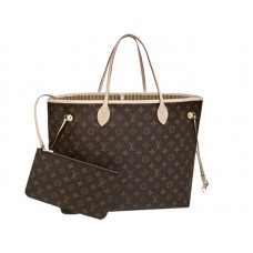 Louis Vuitton Monogram Neverfull Gm Bézs Táska