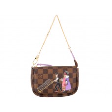 Louis Vuitton Damier Ebene Mini Pochette kiegészítők Illustre