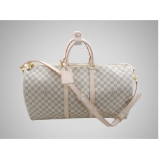 Louis Vuitton Damier Azur Keepall 55 vállpántos táska