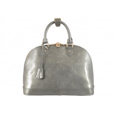 Louis Vuitton Monogram Vernis Alma Mm Ezüst