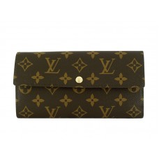 Louis Vuitton Monogram Sarah Pénztárca Virágmintás Lila