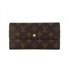 Louis Vuitton Monogram Sarah Pénztárca Virágmintás Rózsaszín