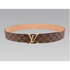 Louis Vuitton Initial Damier öv arany csattal