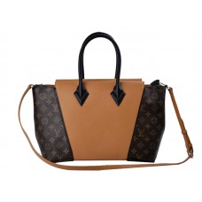 Louis Vuitton W Táska Monogram És Bőr Pm Barna