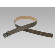 Louis Vuitton Initials Damier öv ezüst csat