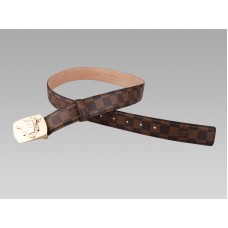 Louis Vuitton Ecusson Damier öv arany csat