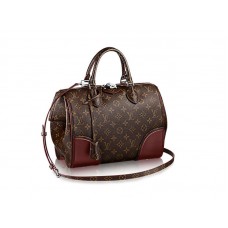 Louis Vuitton Monogram Doc Pm Burgundia