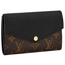 Louis Vuitton Monogram Pallas Kompakt Pénztárca Noir
