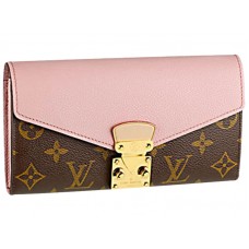 Louis Vuitton Monogram Pallas Wallet Rose Balerine